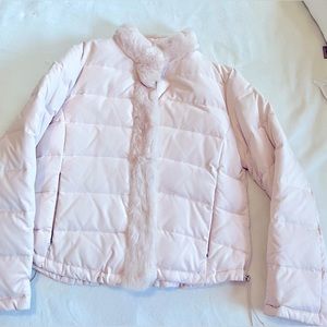 Calvin Klein Woman’s short pink down puffer coat Sz XL